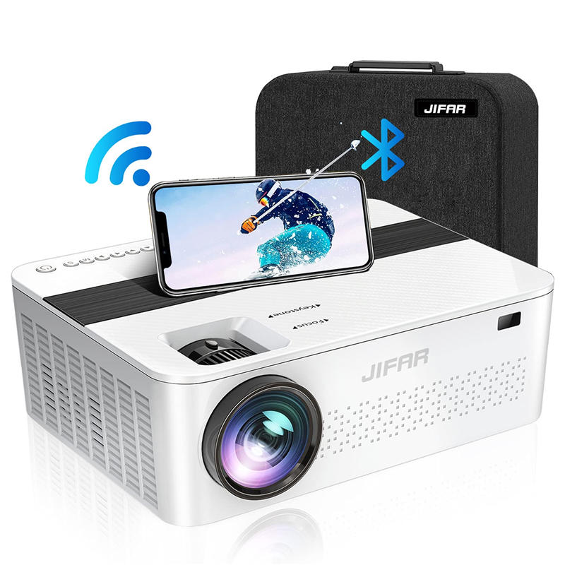 HD 1080P 5G WiFi Bluetooth Projector 4K with 450